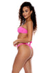 Luli Fama Luli Adore Wavy Luxe Stitch Free Form Bandeau Top